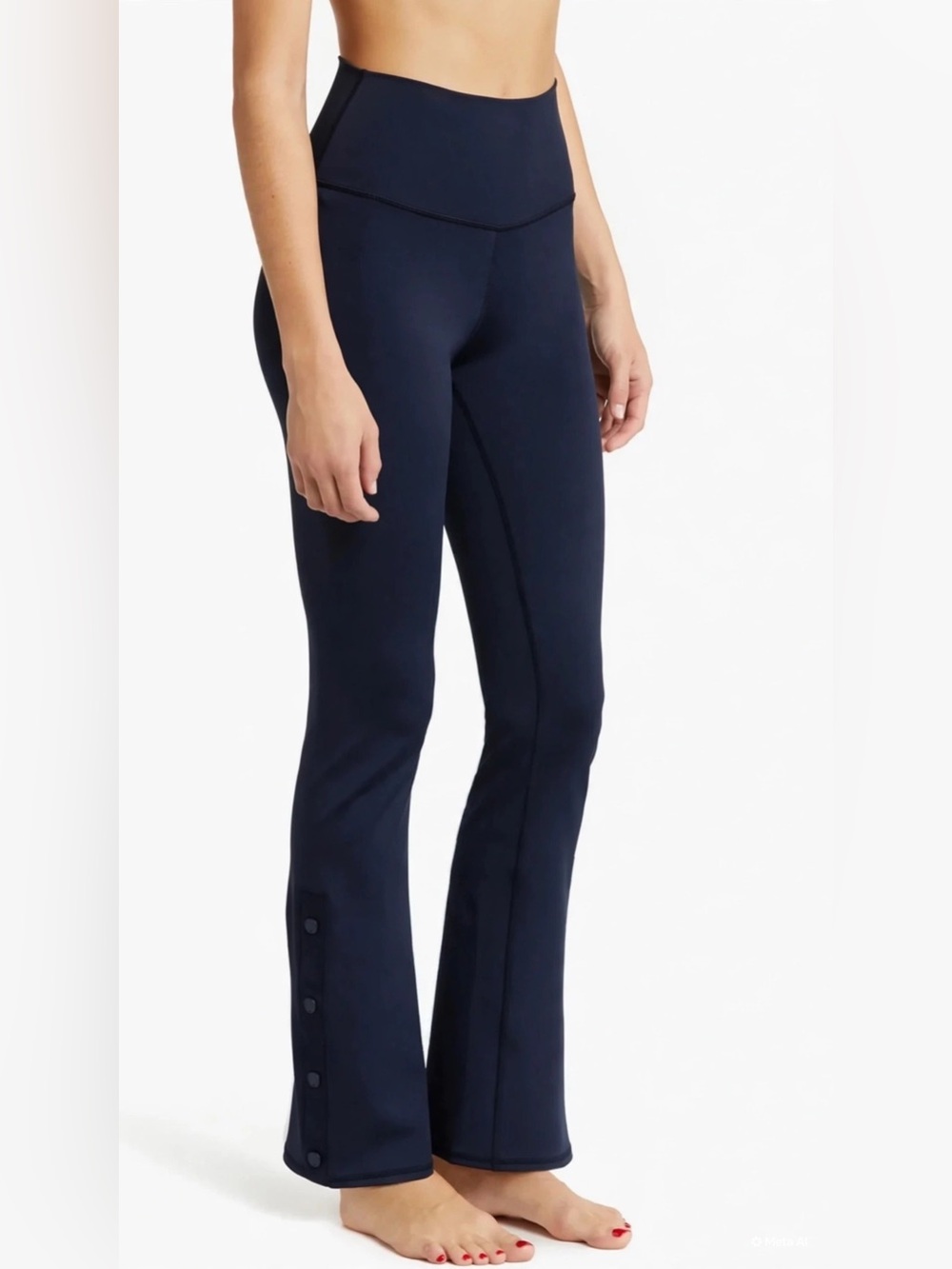 ALO Yoga Airlift Game Changer High-Waist Flare Leggings in Navy